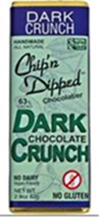 Chip’n Dipped Issues Allergy Alert on Undeclared Milk in "Dark Chocolate Crunch Bar"